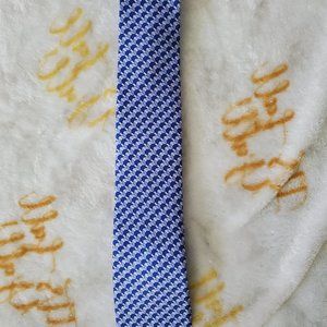 Blue Tie - Wave pattern Michael Kors